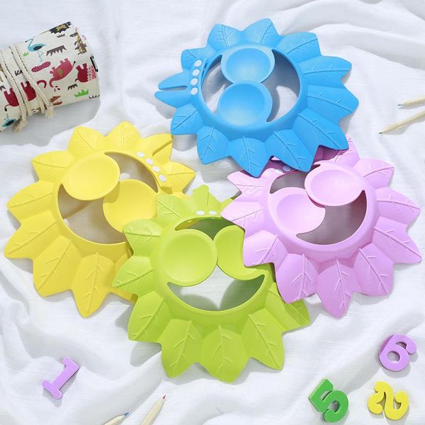 

shower caps safe shampoo bathing bath protect soft cap hat for baby wash hair shield children kids etya