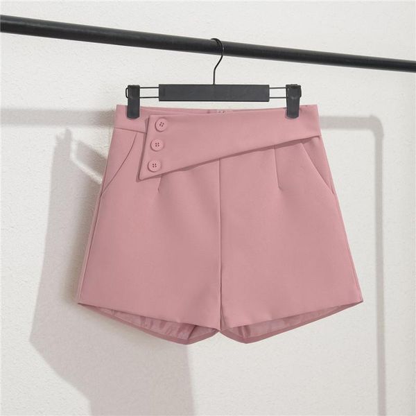 

women's shorts 2021 women korean style high waist pants lady fashion loose straight wide leg, White;black