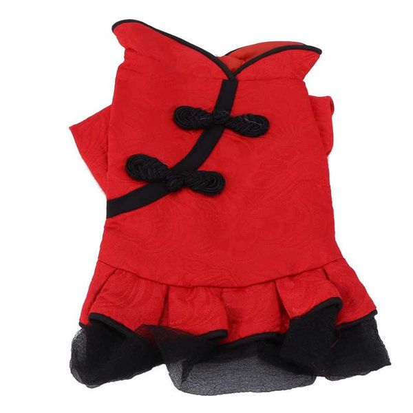 

cat costumes pet qipao suit dog dress cotton for puppy and cats