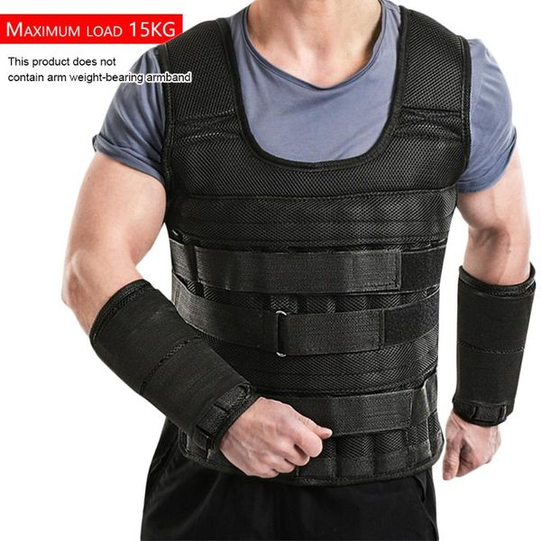 

accessories 15/35kg sport weight vest breathable shockproof adjustable weighted for boxing training workout fitness ship