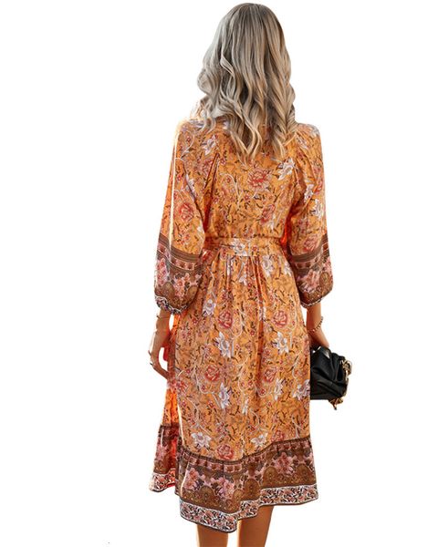 

2021 new autumn leisure skirt long sleeve v printed long-sleeved with collar cover female clothing 9wrv, Black;gray