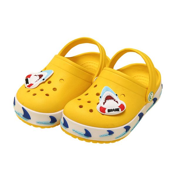 

cute girls shoes summer croc slippers baby boys kids beach shoes cartoon children sandals hole girl clogs garden shoes, Black;red