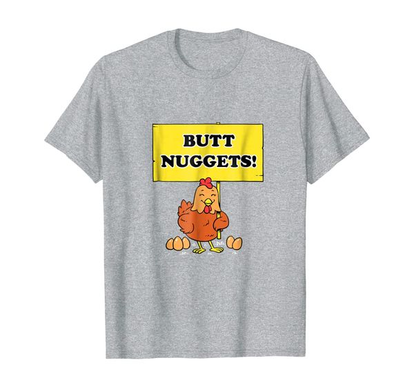 

butt nuggets t-shirt - chicken eggs for sale farmer, White;black
