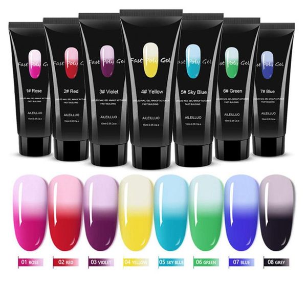 

nail art kits 15ml women temperature sensitive extension gel diy manicure accessory