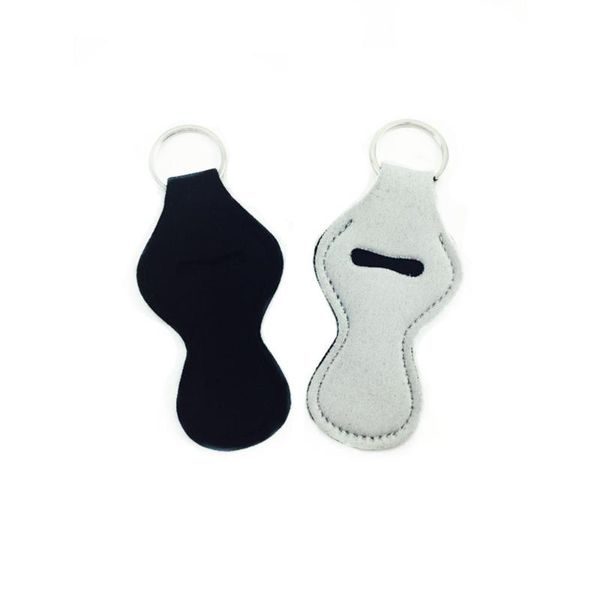 

neoprene keychain women's lip support pure white/black