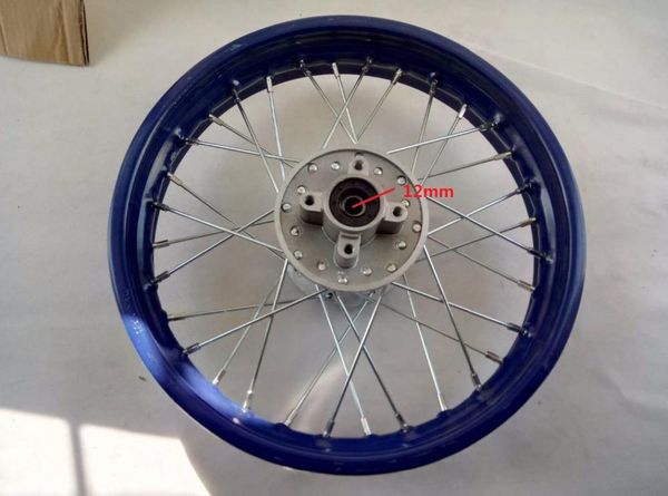 

motorcycle wheels & tires 12/14/16/17/19 inch 32/36 spokes holes steel dirt bike wheel rims