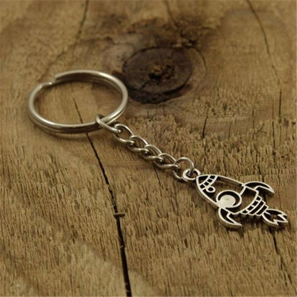 

keychains rocket keychain, keyring, space astronaut fan gift, Silver