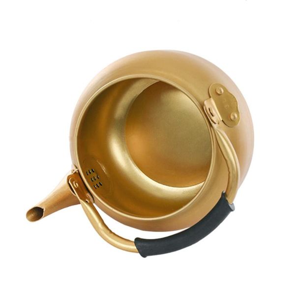 

water bottle 1pc home tea kettle simple boiling teapot kitchen pot gadget (golden)