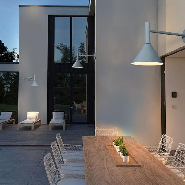 

long pole nordic wall lamp modern simple outdoor waterproof courtyard lamp outdoor lighting