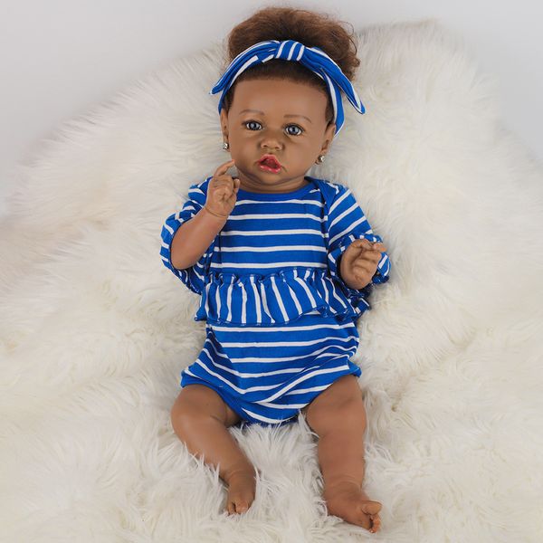 

simulation baby saskia silicone reborn doll wzmm, Blue;gray
