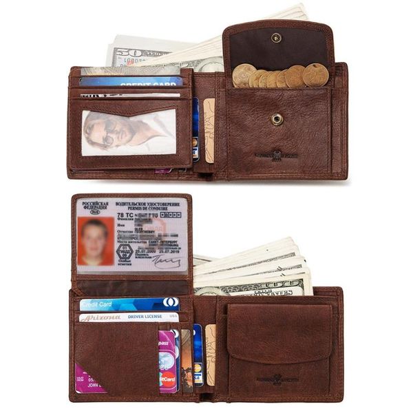 

wallets genuine leather men wallet bifold short hasp retro male purse coin pouch pocket with card holder quality gift for man, Red;black