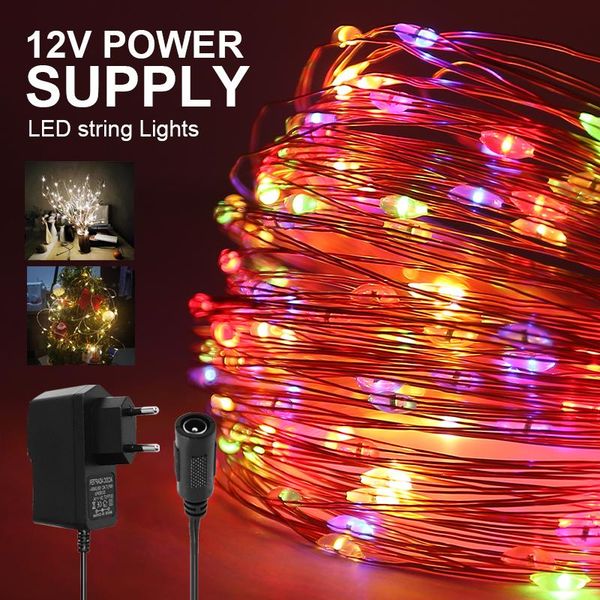 

strings led string lights garland 2021 outdoor tree garden curtain room home year decorations holiday lighting fairy light