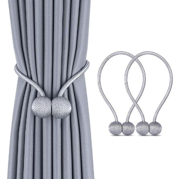

other home decor creative woven curtain straps durable fixing magnetic buckle door strap tie rope for decoration