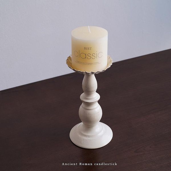 

simple modern style candle holder white metal candle holder wedding decoration party home decoration dd60ch