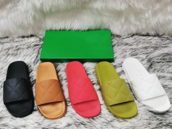 

slippers size 35-45 summer candy color slipper shoes brand design rubber couple beach slides ladies luxury sports sandials, Black