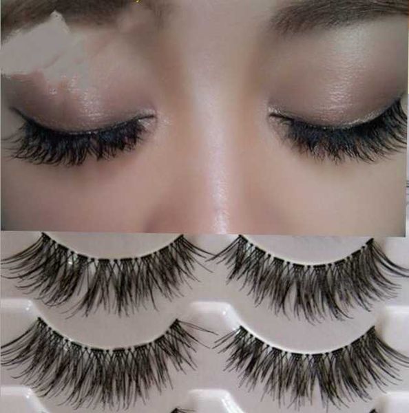 

false eyelashes 5 pairs 3d mink lashes short cross messy dense stage makeup