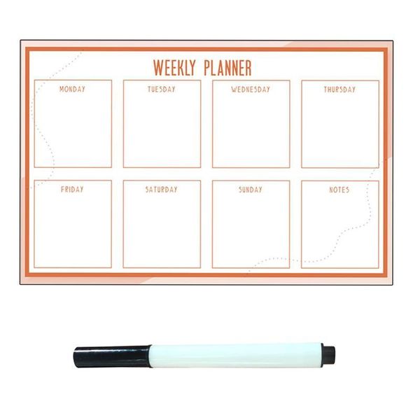 

wall stickers 1 set repeatedly erase whiteboard home week grid office