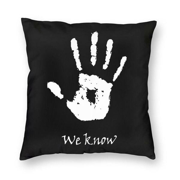 

cushion/decorative pillow the elder scrolls skyrim cover home decor dark brotherhood we know video game cushion for living room pillowcover