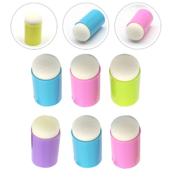

craft tools 6pcs practical finger ink pads handwork diy stamp painting (random color)