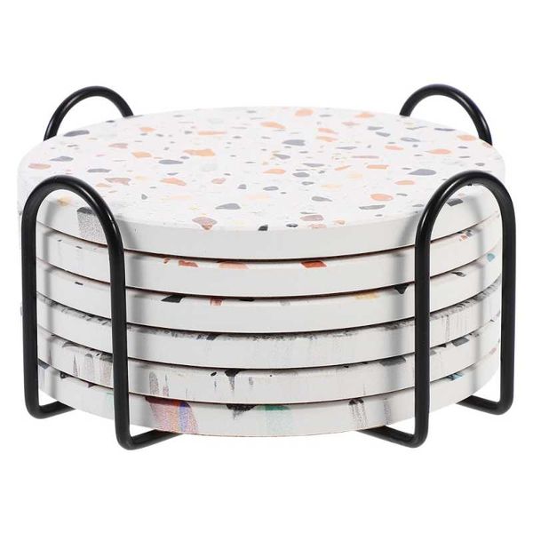 

mats & pads absorbent cup household coasters anti-scald table cushions (assorted color)