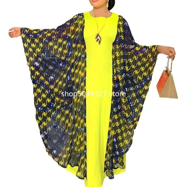 

ethnic clothing muslim long dress african dresses for women dashiki 2 piece set clothes style abaya dubai robe, Red