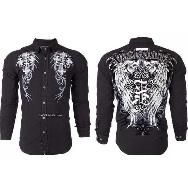 

18124 friction men's motorcycle rock croxin wing make old shirt coat order, Black