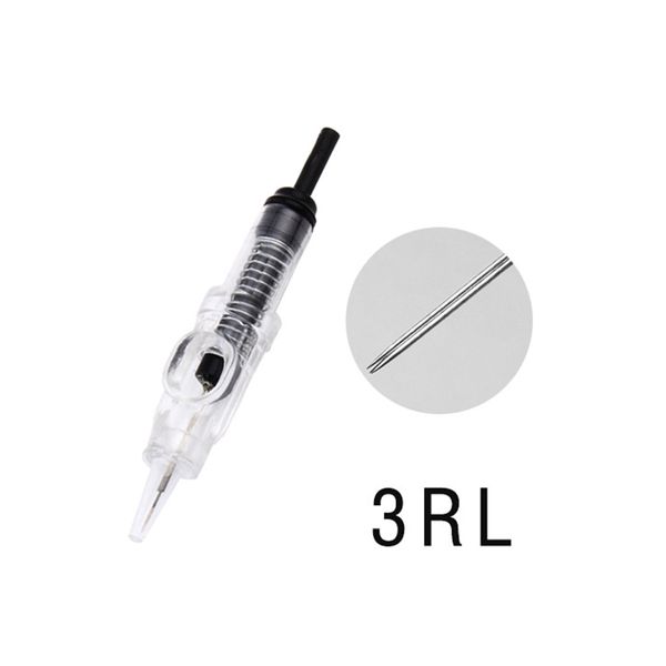 

tattoo cartridge needles 1rl 3rl sterile 100piece eyebrow lip eyeliner microblading needle tips for electric tattoo machine pen