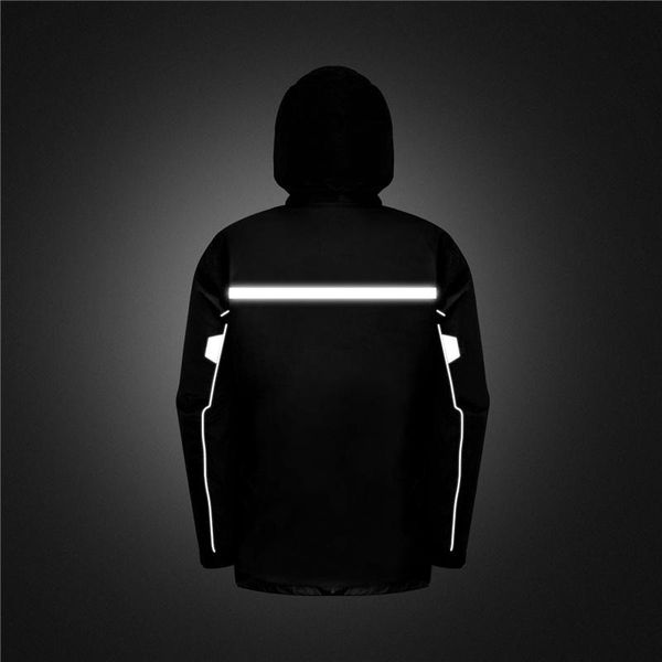 

raincoats motorcycle riding raincoat rain pants suit thicken black reflective double layer waterproof outdoor size m-xxl