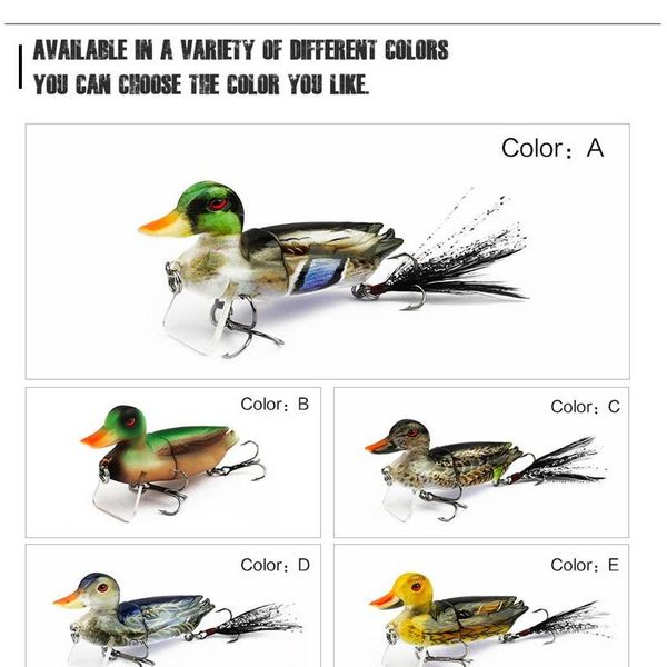 

new glide bait gamefish ater popper realistic duck fishing lure 10g 7cm suspension swimming 3-d lifel jllvbw xmh_home