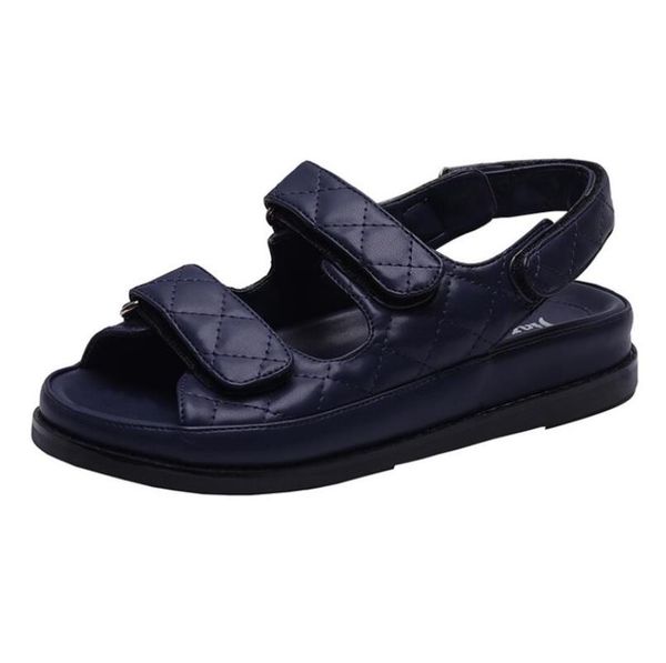 

sandals 2021 summer fashion casual style flat shoes women platform, Black