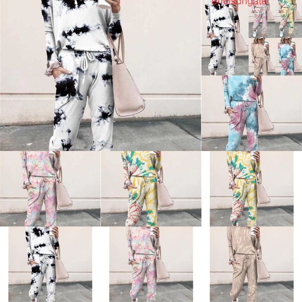 

factorygfmehome 2020 leisure printed autumn and winter wear long sleeve women's suit, Black;white