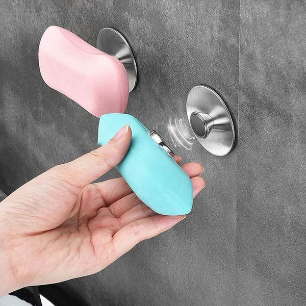 

soap dishes 1pc magnetic holder tool rustproof sponge dish for bathroom lavatory home