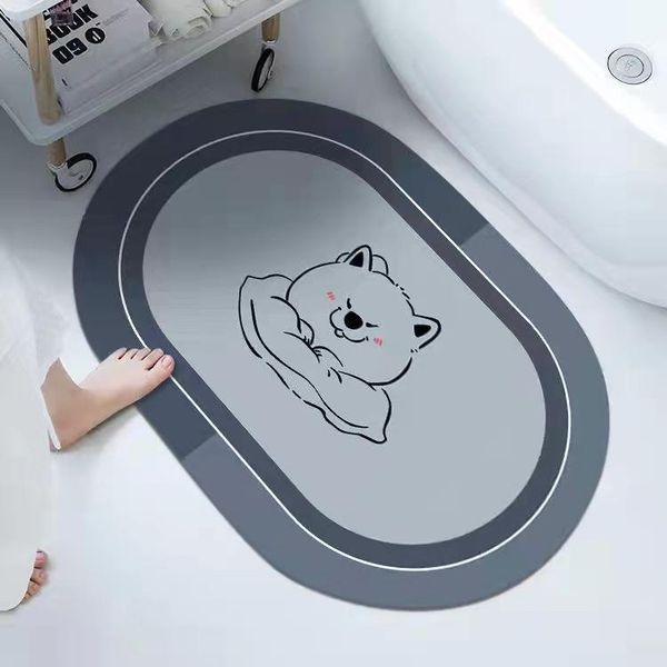 

bath mats sell super absorbent mat quick drying bathroom carpet modern simple non-slip floor home oil-proof kitchen