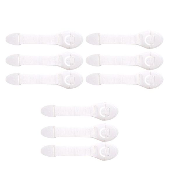 

carriers, slings & backpacks 9pcs baby safety locks multipurpose child proof strap lock for cabinet cupboard drawer refrigerator tools neede