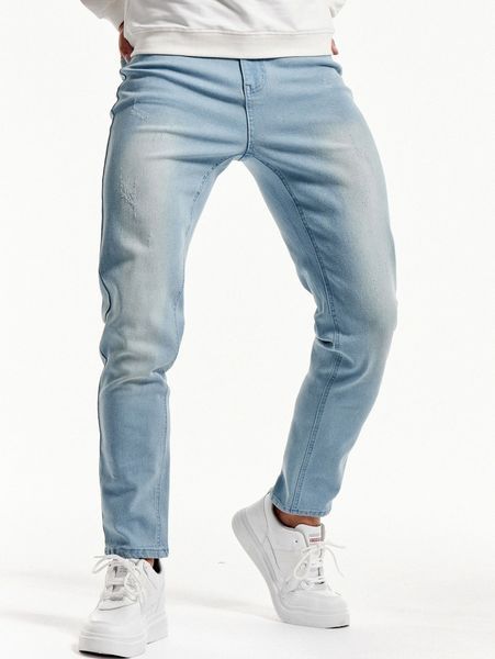 

men frayed washed jeans g7qv#, Blue
