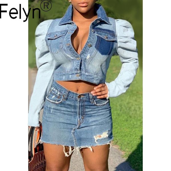 

2021 internet denim jacket blue lapel flying spring autumn suit bb9515 nn9g, Black;brown