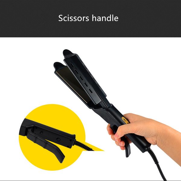 

flat iron professional hair straightener curler negative ion wand straighting ionic curling iron corrugation crimper
