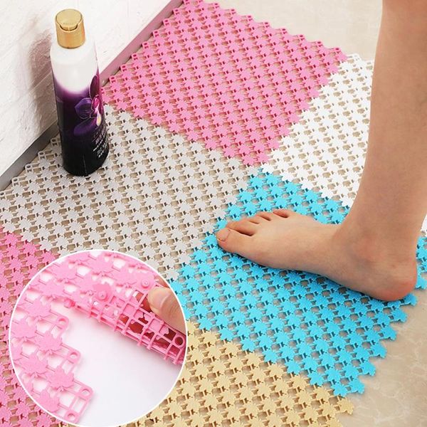 

bath mats bathroom mat anti slip leaf shape pvc plastic waterproof shower for home room el