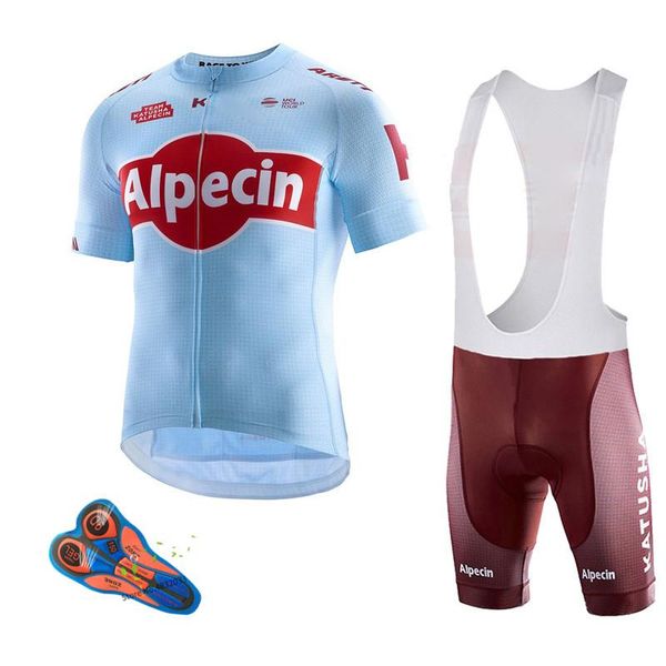 

racing sets 2021 cycling clothing bike jersey quick dry bicycle clothes mens summer team jerseys 9d shorts set, Black;blue