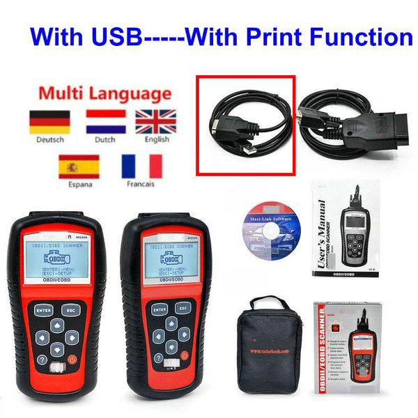 

code readers & scan tools maxiscan ms509 auto reader obdii/eobd obd2 car scanner work for us&asian&european