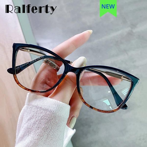 

sunglasses ralferty eyeglass frame for women prescription eyewear women's glasses monturas de lentes mujer spectacle frames, White;black