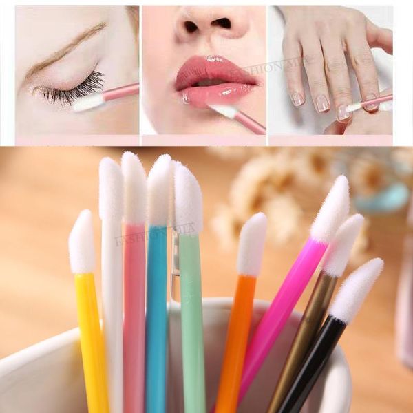 

makeup brushes 100pcs disposable cosmetic lip make up brush lipstick gloss wands mascara applicator beauty tool kit