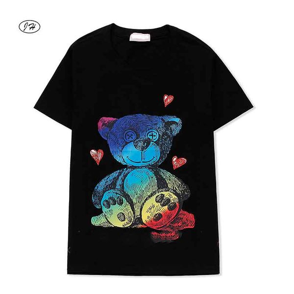 

2021new mens women designers t shirt fashion men s casual t shirts man clothing street designer shorts sleeve clothes tshirts m-xxl pa1, White;black