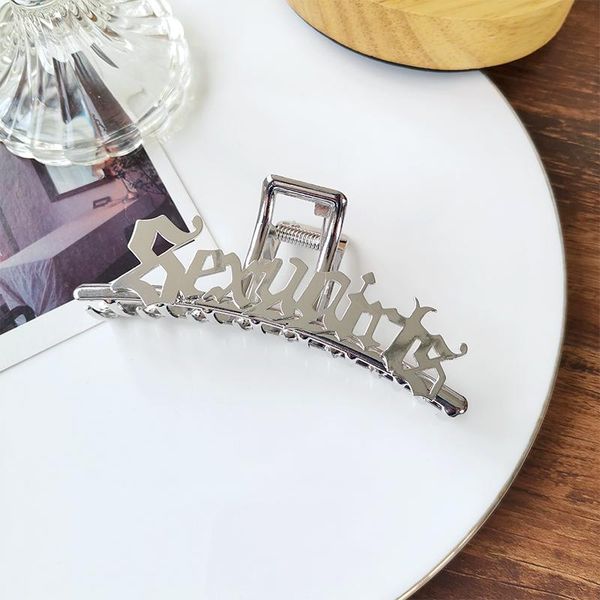 

hair clips & barrettes 2021 fashion clip women girls elegant design geometric barrette stick hairpin pins head accessory, Golden;silver