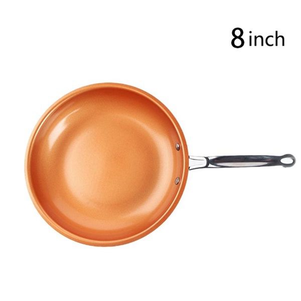 

pans copper saucepan non-stick pan steak with ceramic coating long handle