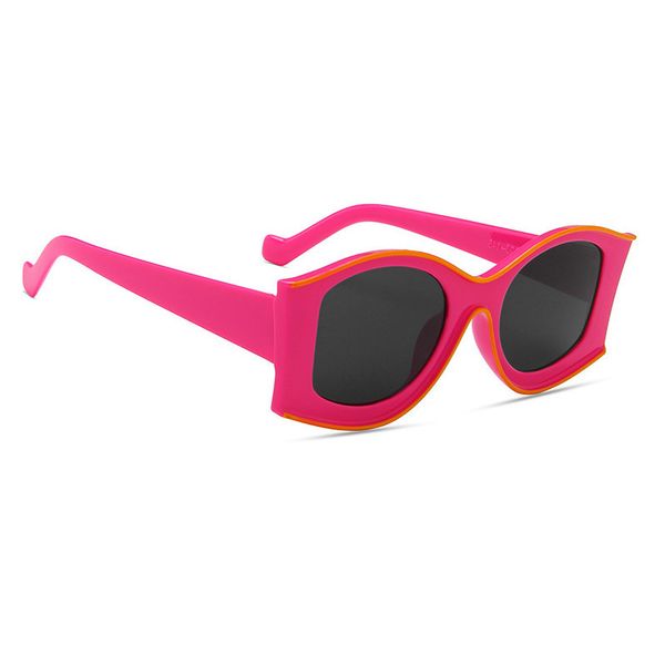 

orange green sunglasses women white black yellow female sunglasses trends 2021 new style glasses wholesale, Silver