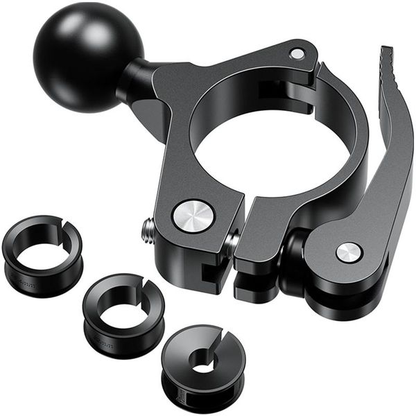 

handlebars convenient accessories holder universal with ball seat outdoor bike durable aluminum alloy easy install motorcycle phone mount