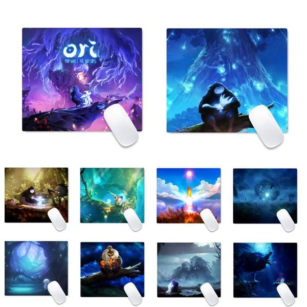 

mouse pads & wrist rests ori and the will of wisps anime gaming mousepad desk table protect gamer office work mat pad non-slip lapcushio