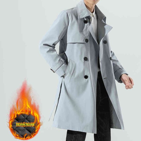 

men's jackets kolmakov long style coat men spring double breasted trench coat casual windbreakers male good quality men 4i9m, Black;brown