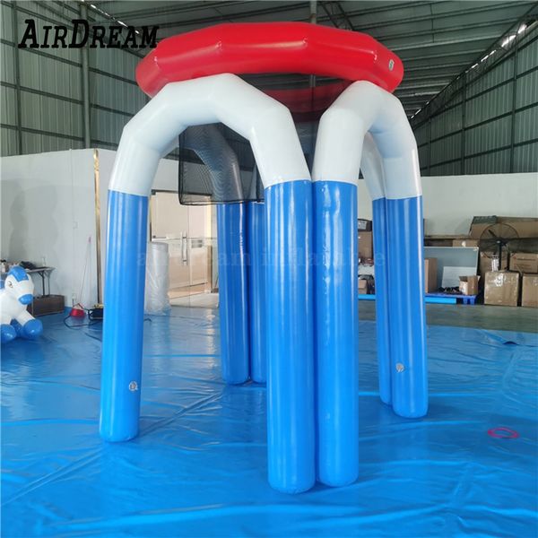 

2/2.5/3mh backyard inflatable lawn basketball hoop inflatables ball sport games for beach or water park